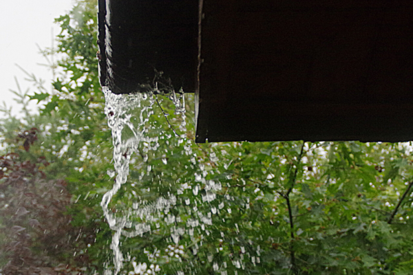 overflowing gutters can cause water damage to property